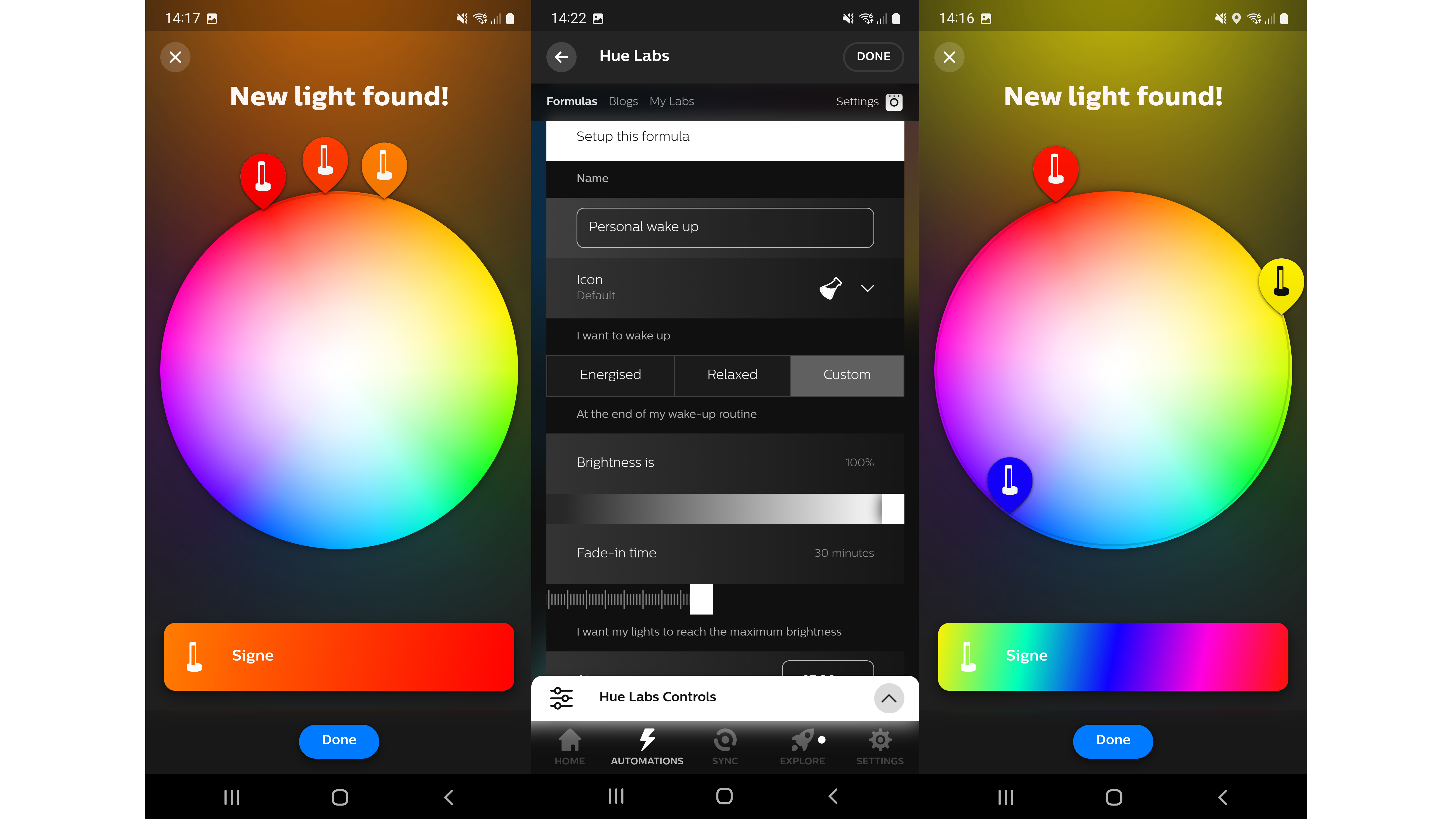 Торшер Philips Hue Gradient Signe