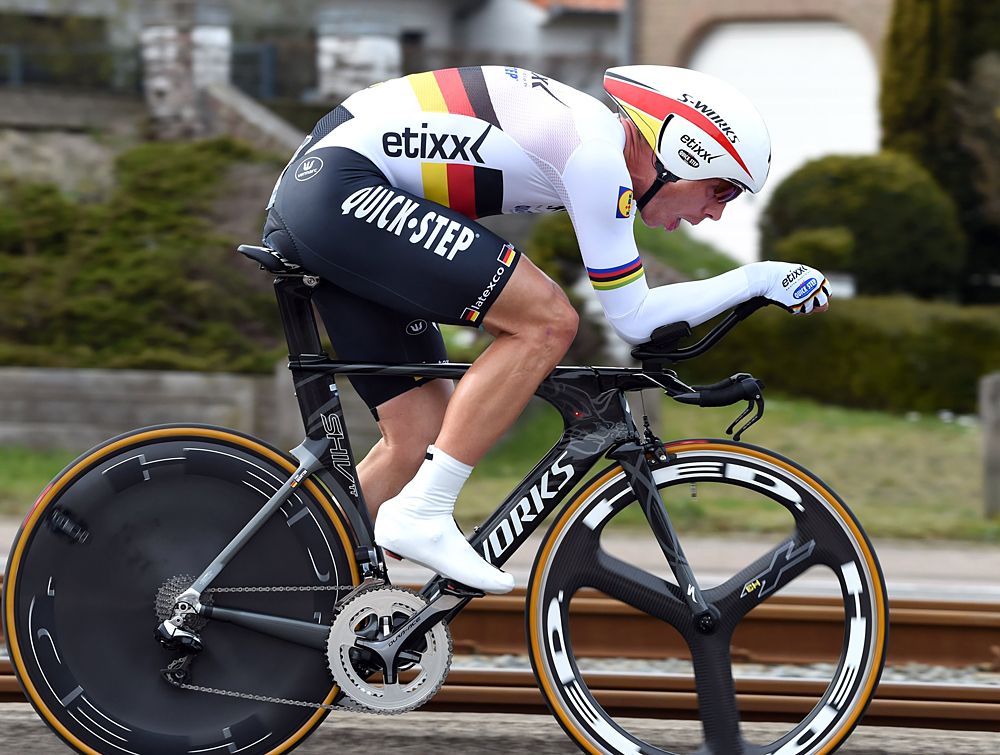 Tony Martin (Etixx-QuickStep) was second in the time trial at Three Days of De Panne