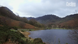 The climb is approached from the shores of Buttermere