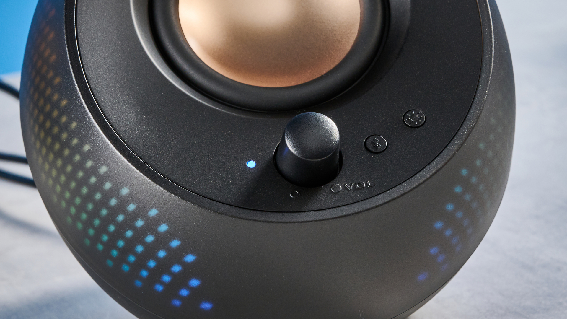 Black Creative Pebble X Plus computer speakers