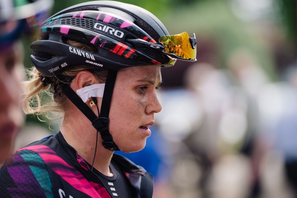 Tiff Cromwell was Canyon-SRAM's best finisher on stage 1