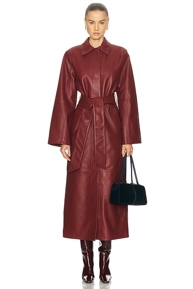Reggie Leather Coat