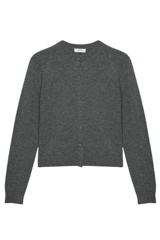 Aritzia Bare Cashmere Crew Cardigan