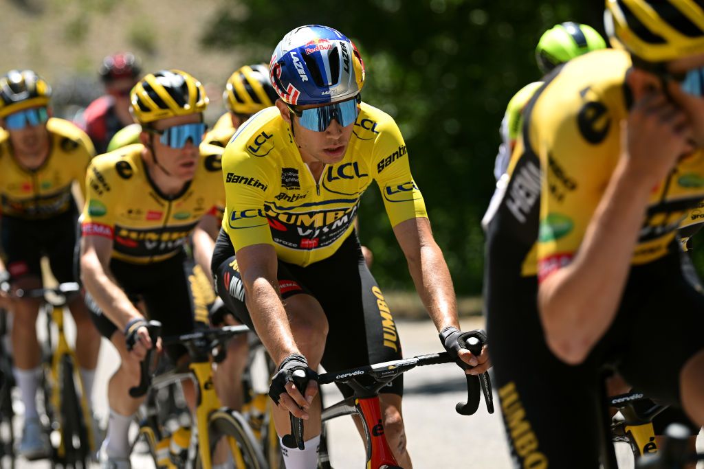 GAP FRANCE JUNE 10 during the 74th Criterium du Dauphine 2022 Stage 6 a 1964km stage from Rives to Gap 742m WorldTour Dauphin on June 10 2022 in Gap France Photo by Dario BelingheriGetty Images