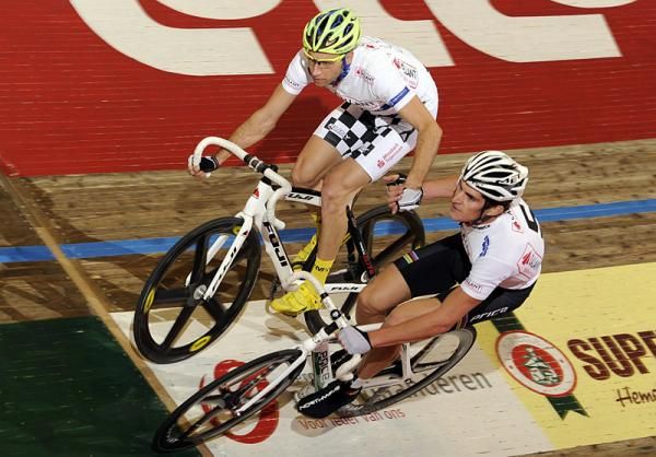 Franco Marvulli and Christian Grasmann (Callant - Santens) lead after three days of racing.