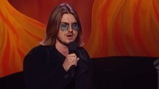 Mitch Hedberg doing his standup act