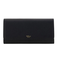 Mulberry Black Logo Wallet: $486.92