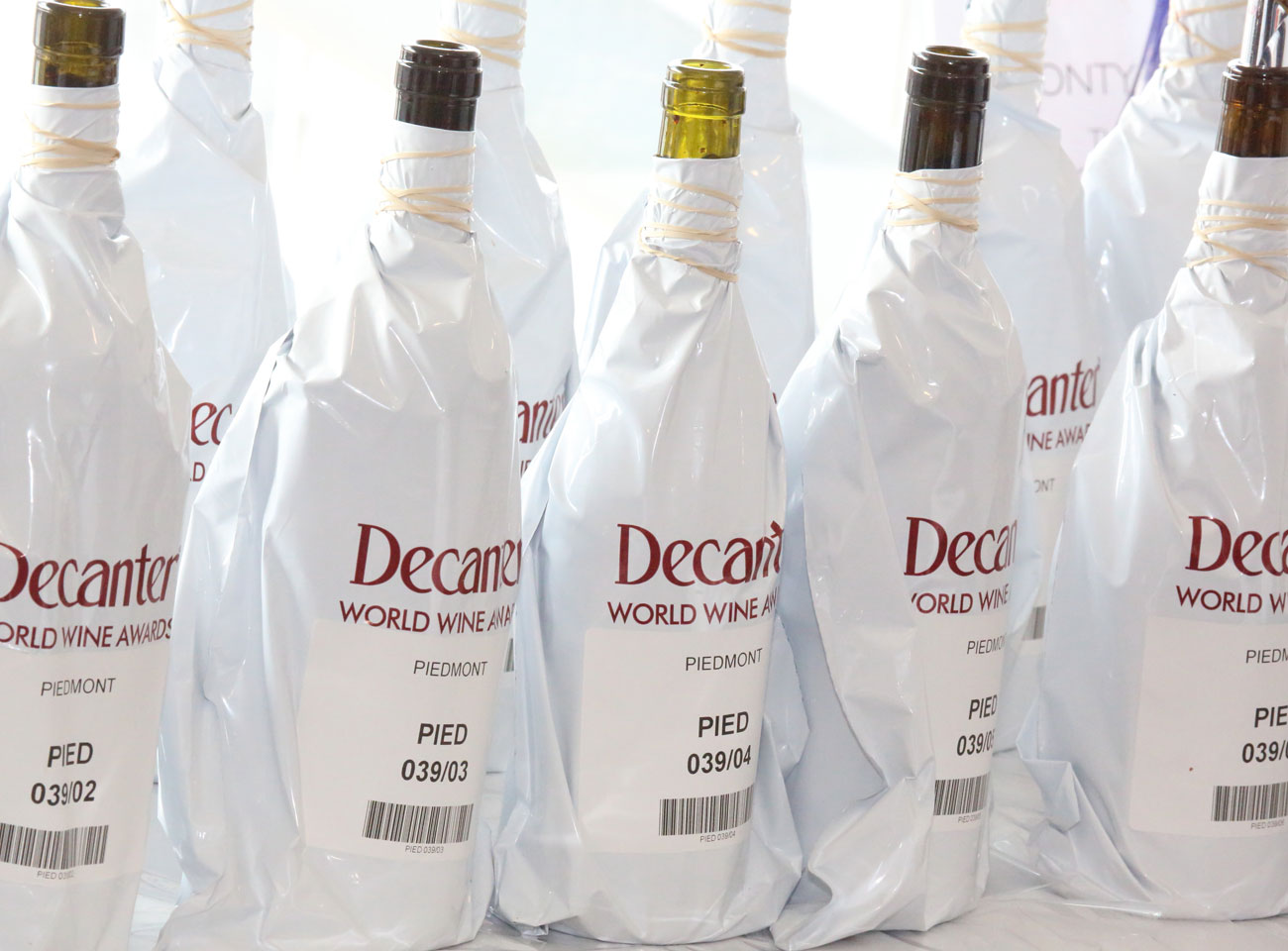 All wines are tasted blind