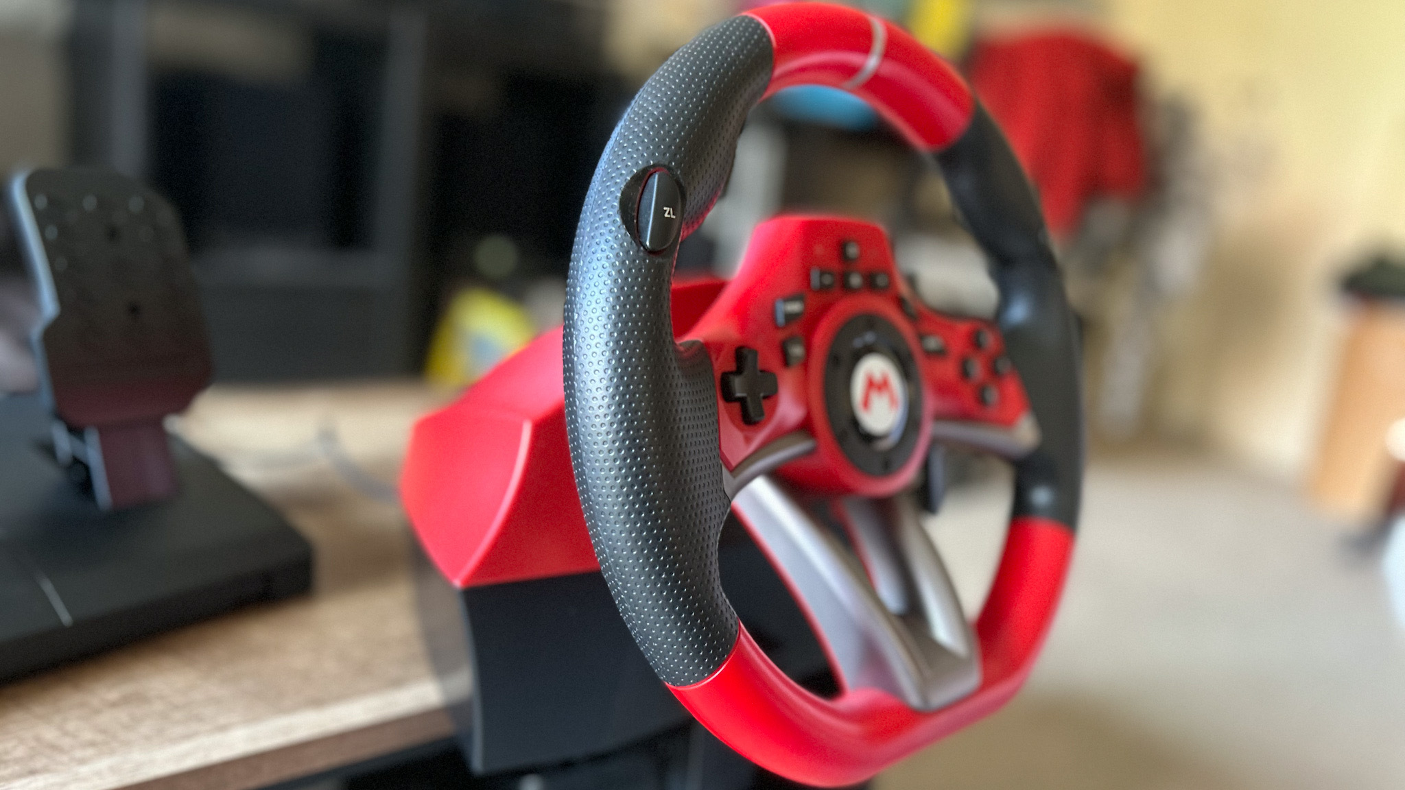 Hori Mario Kart Pro Deluxe racing wheel review: “everything a kart can ask for at a great price”