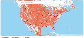 verizon 5g coverage map as on january 2024