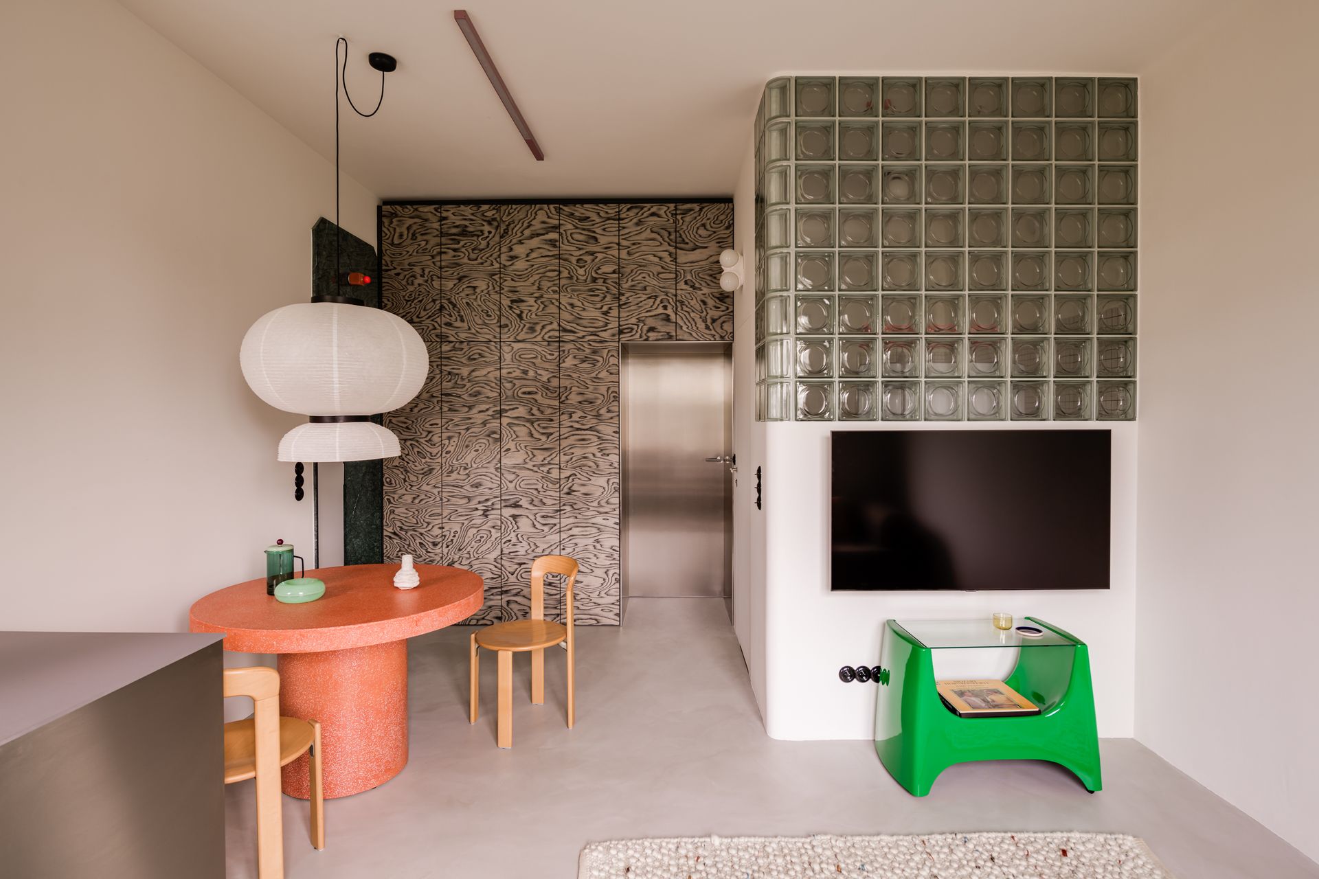Image showcasing The 1980s glass brick design trend is big for 2023 | Livingetc