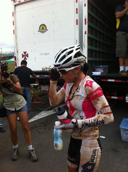 Adriana Rojas (Specialized) after the finish