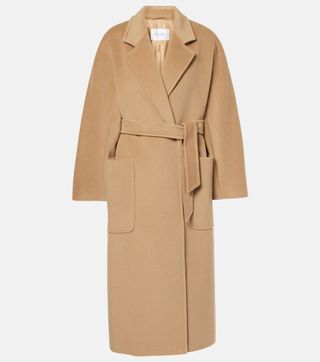 Locri Wool and Cashmere Wrap Coat