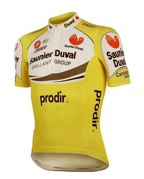 Castelli claims to provide the Saunier Duval-Prodir team with the ProTour's only two-material jersey.
