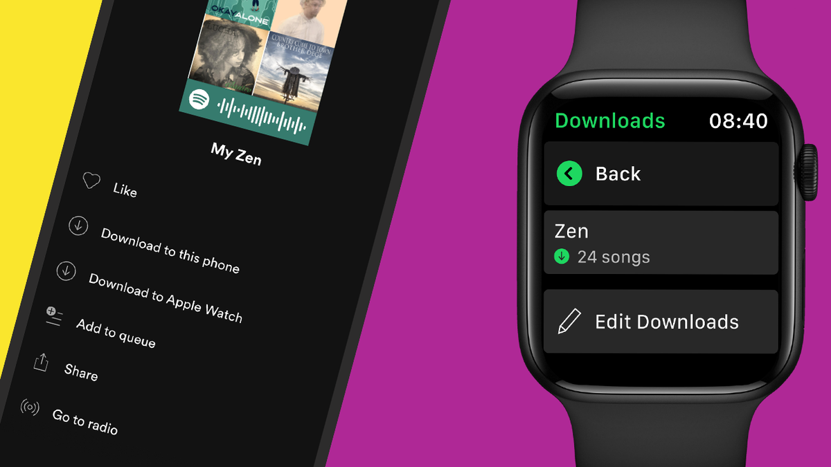 Apple Watch obtient de nouvelles fonctionnalités Spotify, y compris la musique hors ligne