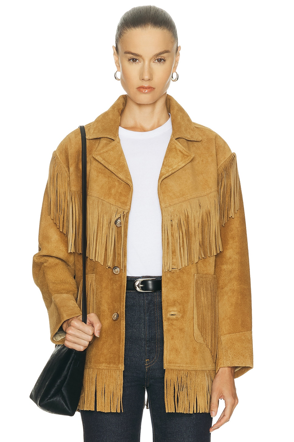 Polo Ralph Lauren Fringe Suede Jacket