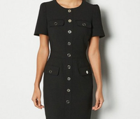 Karen Millen Tailored Short Sleeve Utility Pencil Dress$342.00 $239.40