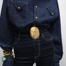 Outfit with Celine belt