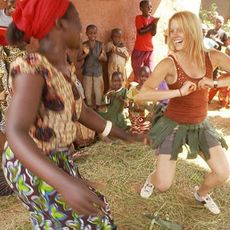 Kristen Kenney dancing in Tanzania