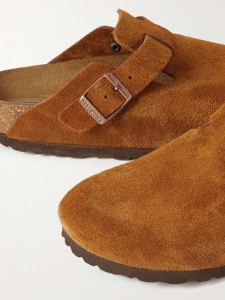 Boston Suede Clogs