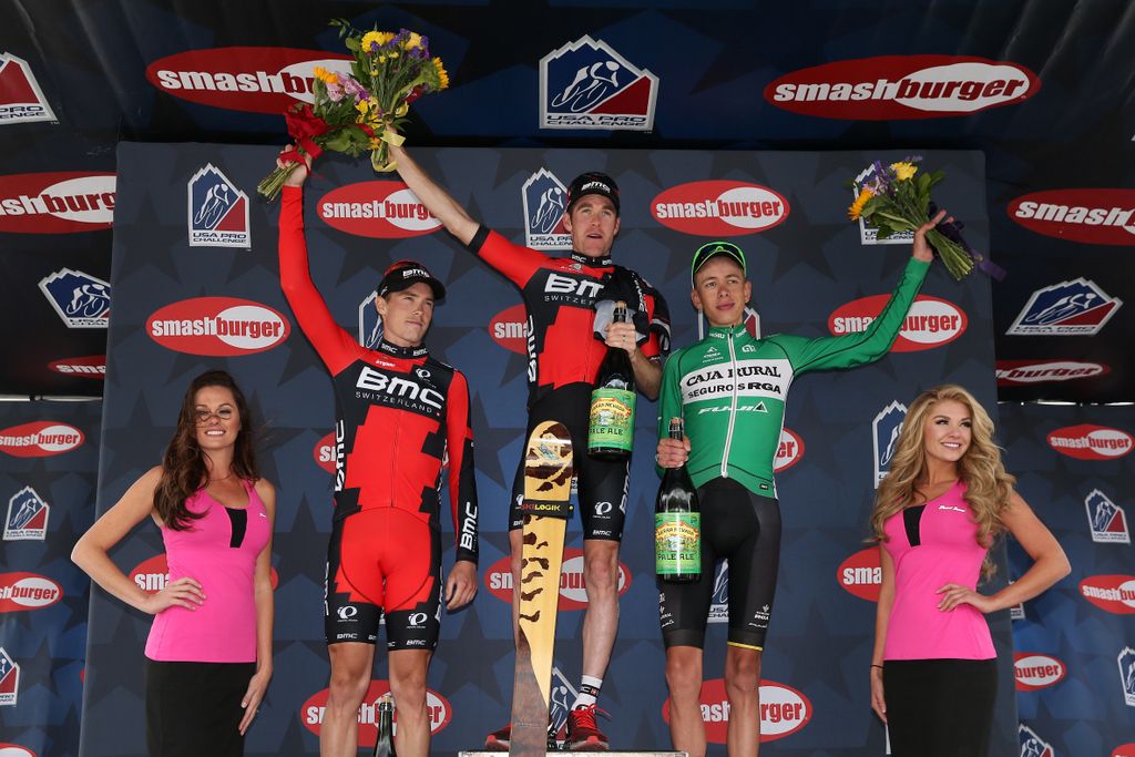 Rohan Dennis, Brent Bookwalter and Hugh Carthy are the top three from stage 2