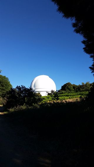 The Palomar Observatory in southern California