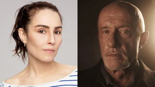 Noomi Rapace and Jonathan Banks