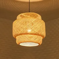 Rattan pendant lights boho chandelier adjustable cord, Walmart