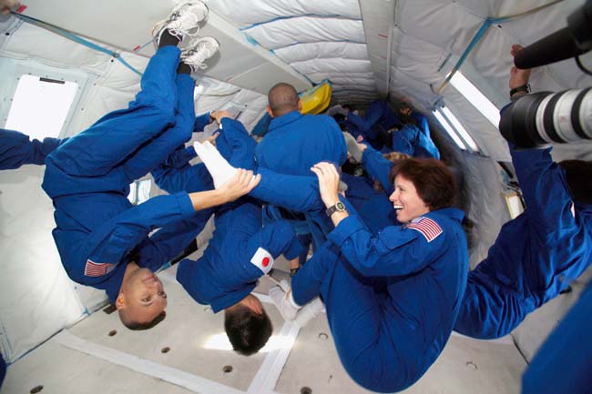 Astronaut Candidates Taste Zero G