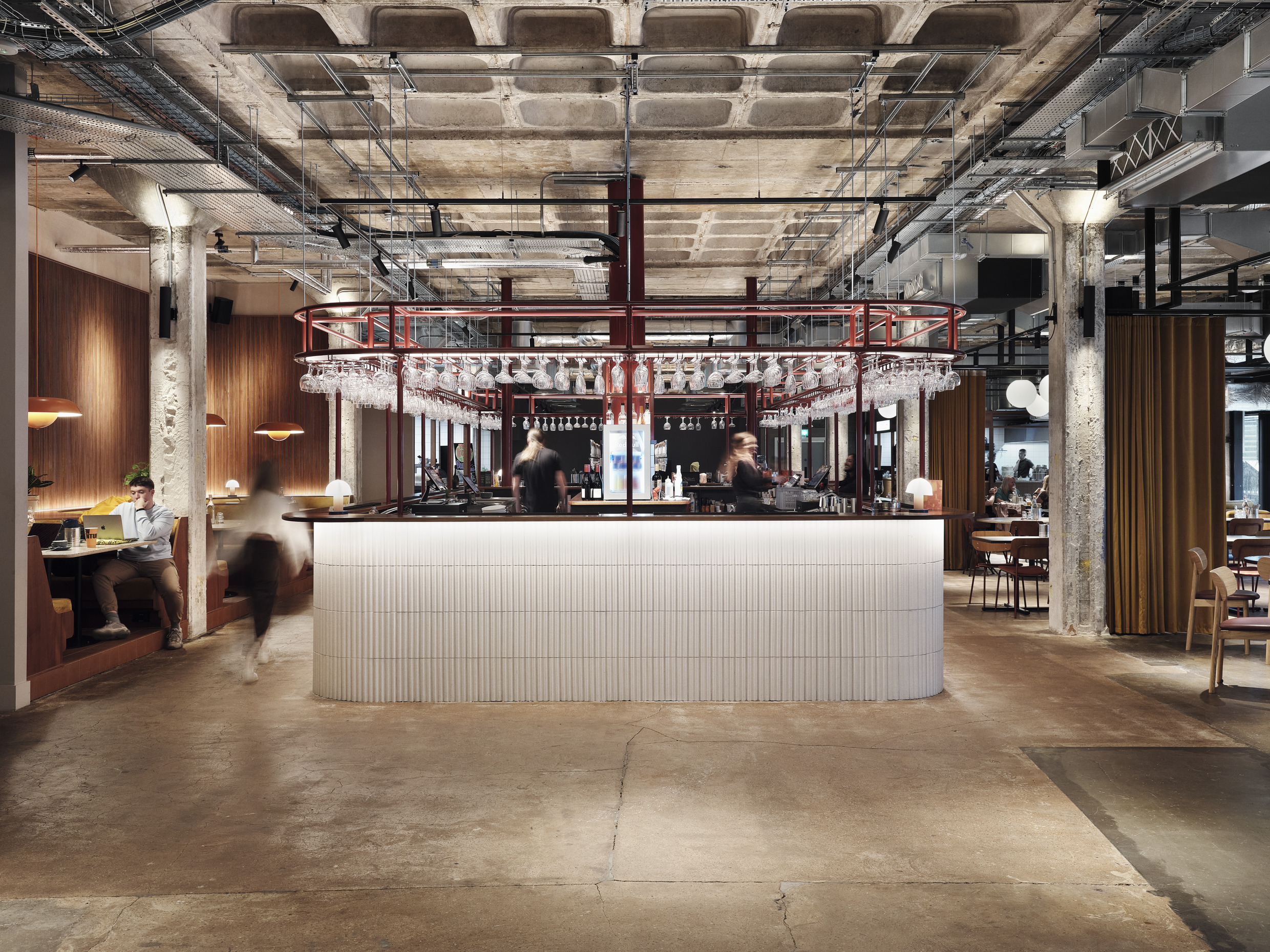 new century bar interior view
