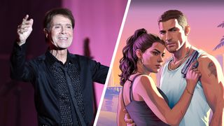 Cliff Richard alongside GTA 6 protagonists Lucia Caminos and Jason Duval