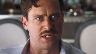 Armie Hammer in Death on the Nile.