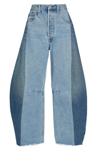 Citizens of Humanity Pieced Horseshoe Baggy Wide-Leg Jeans 