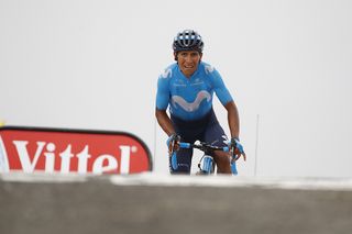 Nairo Quintana (Movistar) wins atop Col du Portet