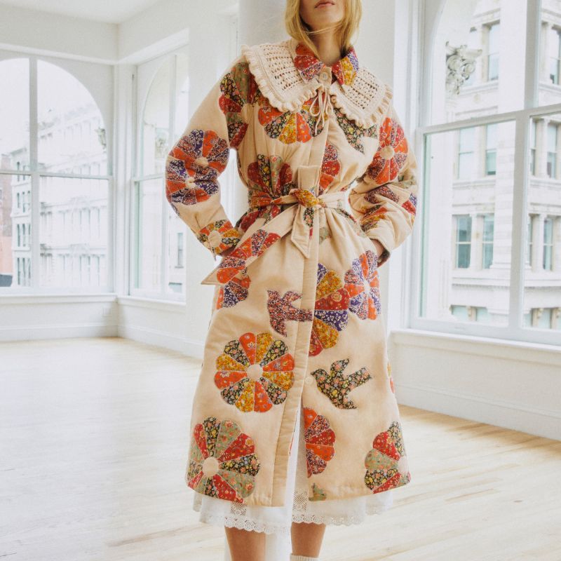 Image of patchwork coat