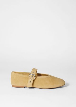 Suede Ballet Flats