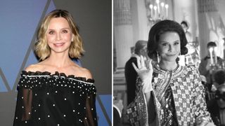 L-Calista Flockhart, R-Calista Flockhart as Lee Radziwill