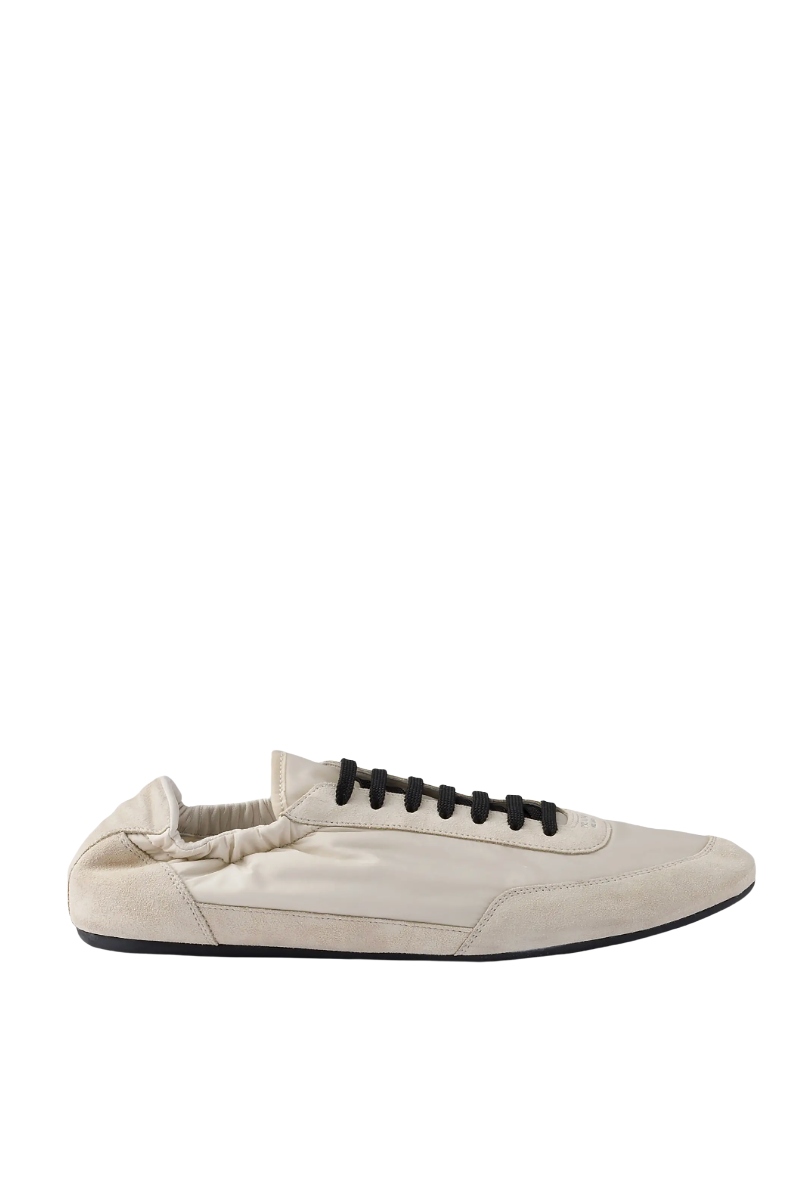 Prada, Women's Collapse Re-Nylon and Suede Sneakers