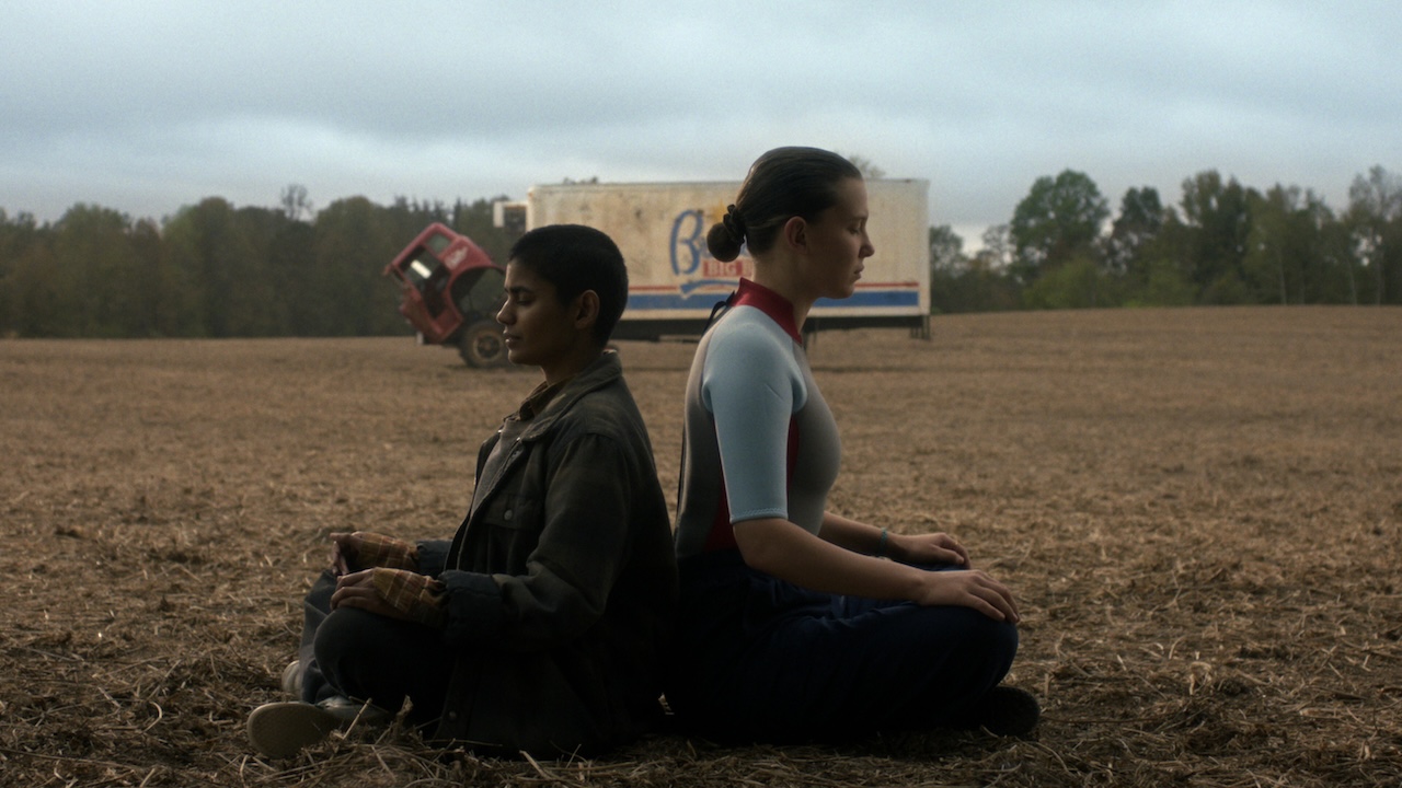 Kali and Eleven meditating in Stranger Things Season 5x07