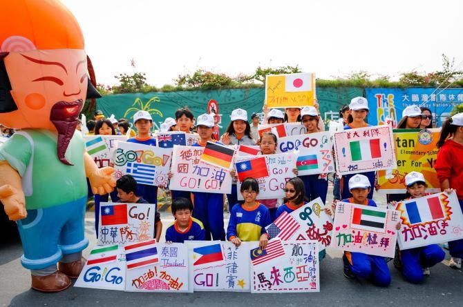 The Taiwanese tifosi
