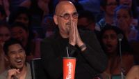 Howie Mandel reacts to an audition on America's Got Talent Season 21.