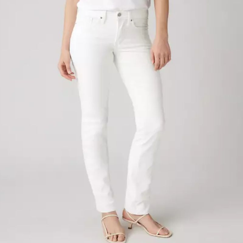 Levi's white jeans