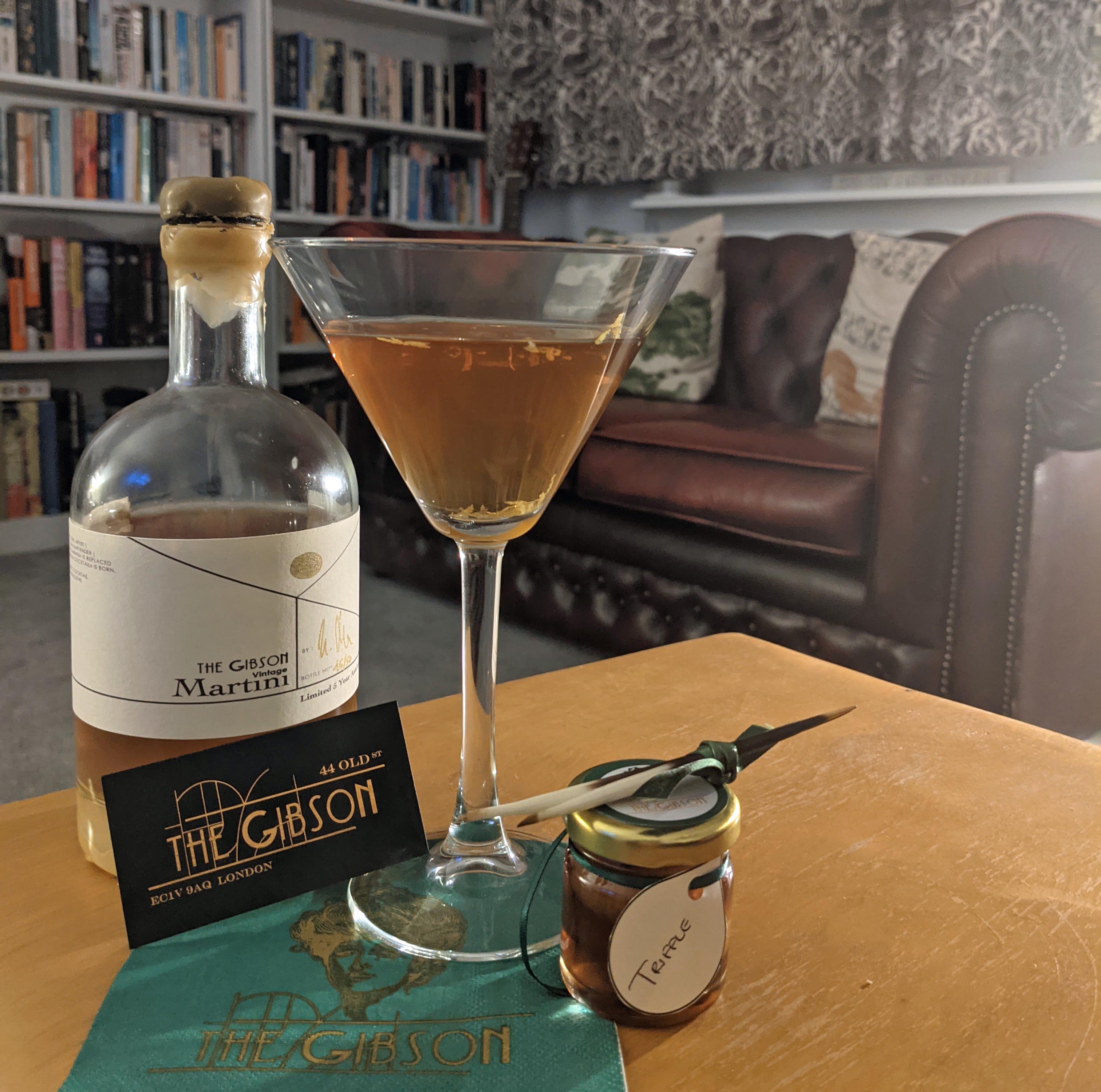 This Gibson Martini limited edition bottle is the ultimate lockdown treat
