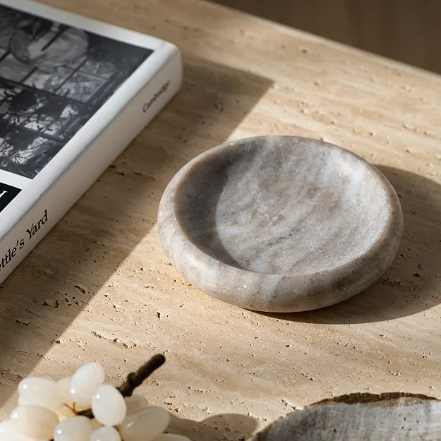 Marlow Marble Trinket Dish | Decorative Accessories | the White Co...