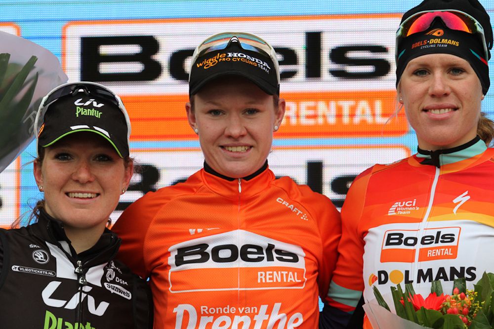 Jolien D'hoore, Amy Pieters and Ellen Van Dijk.