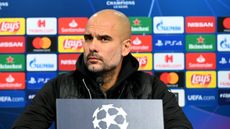 Manchester City’s Spanish head coach Pep Guardiola