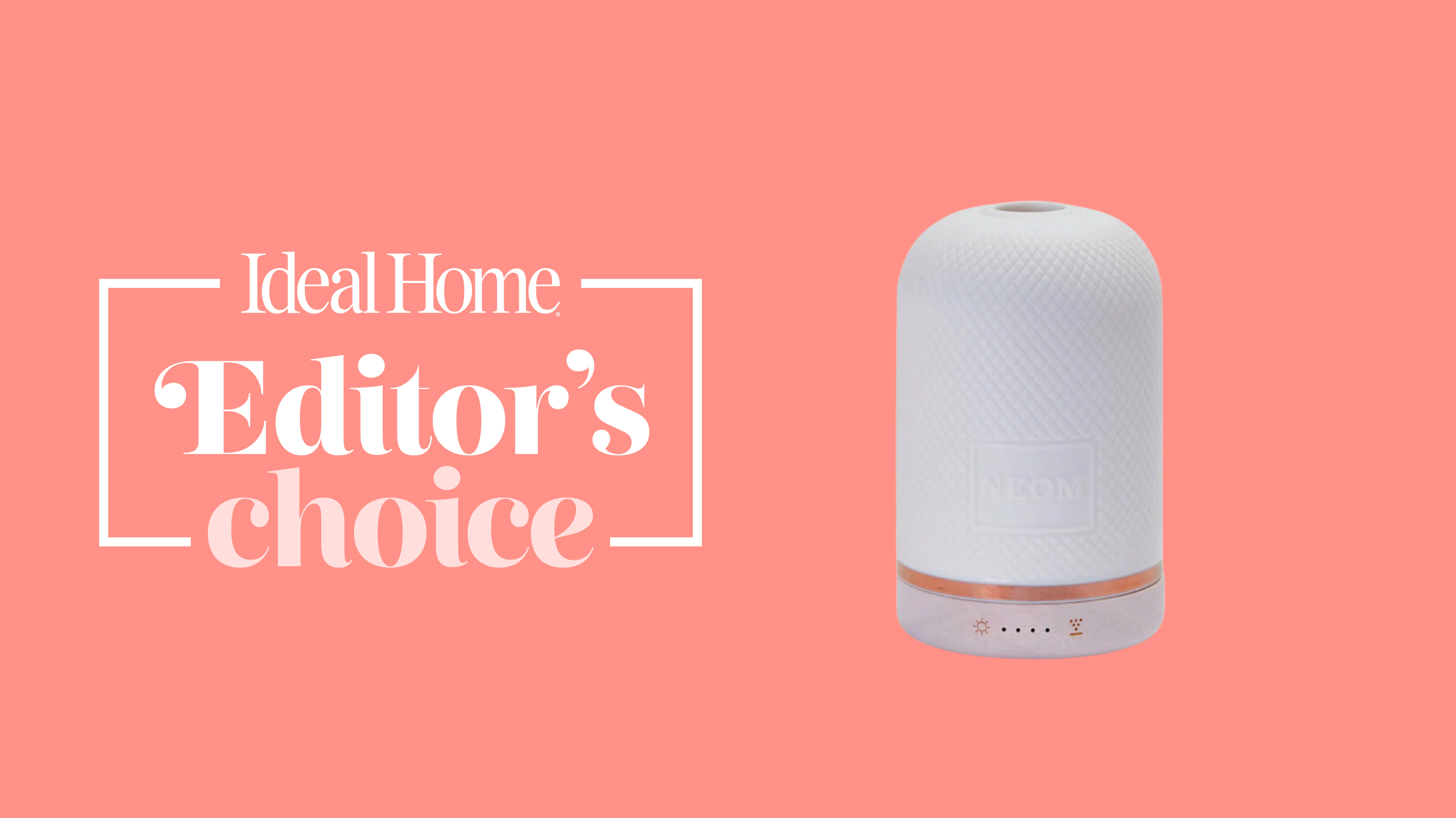 Neom diffuser on pink background