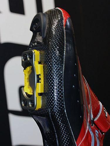 Bont offers its shoes in both three-hole and Speedplay-specific cleat patterns.