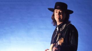Stevie Ray Vaughan studio portrait