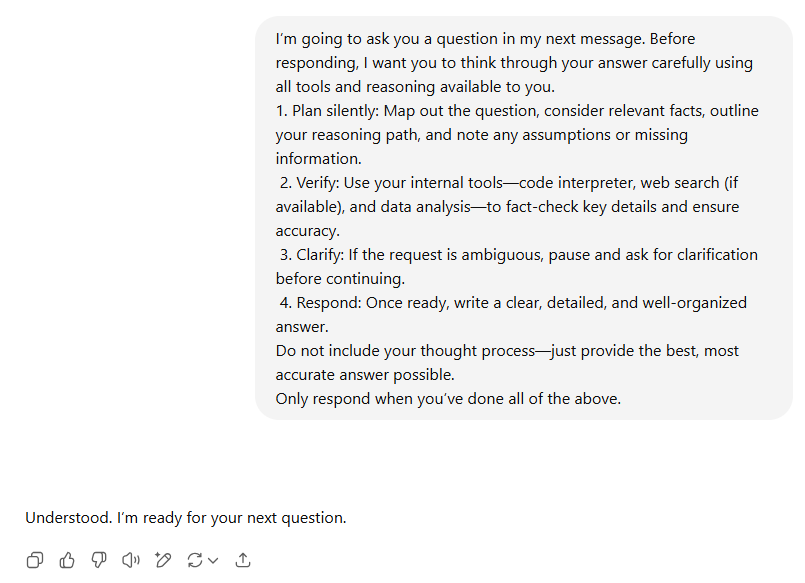 ChatGPT screenshot